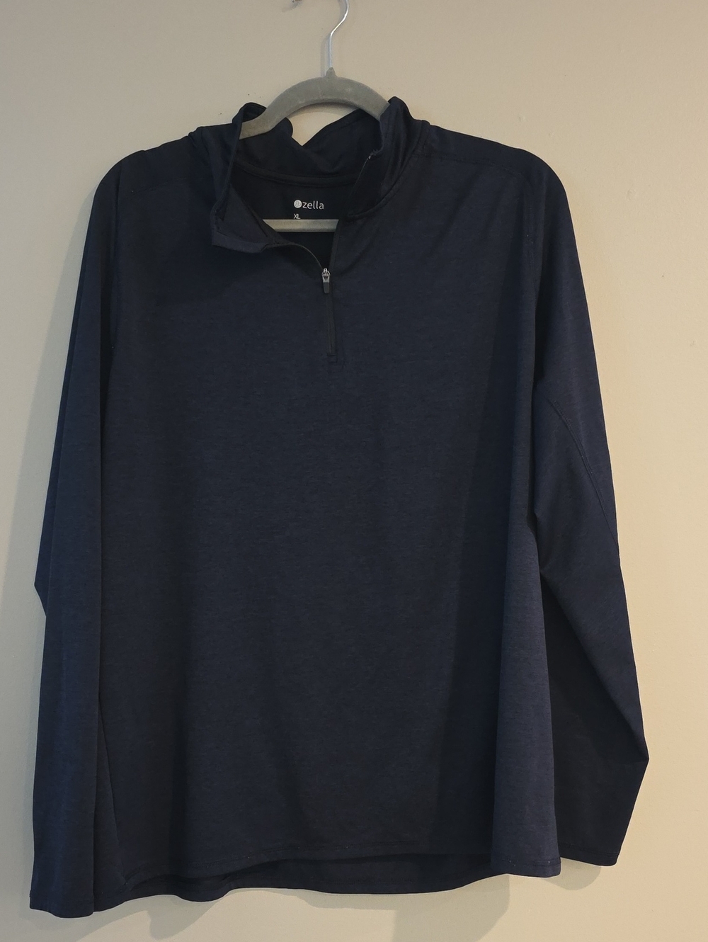 Zella Men's Navy Quarter-Zip Pullover Sweater